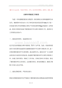 白酒专项检查工作报告.docx