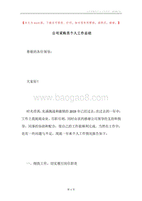 公司采购员个人工作总结.docx