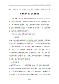 经信局领导班子专项考察报告.docx