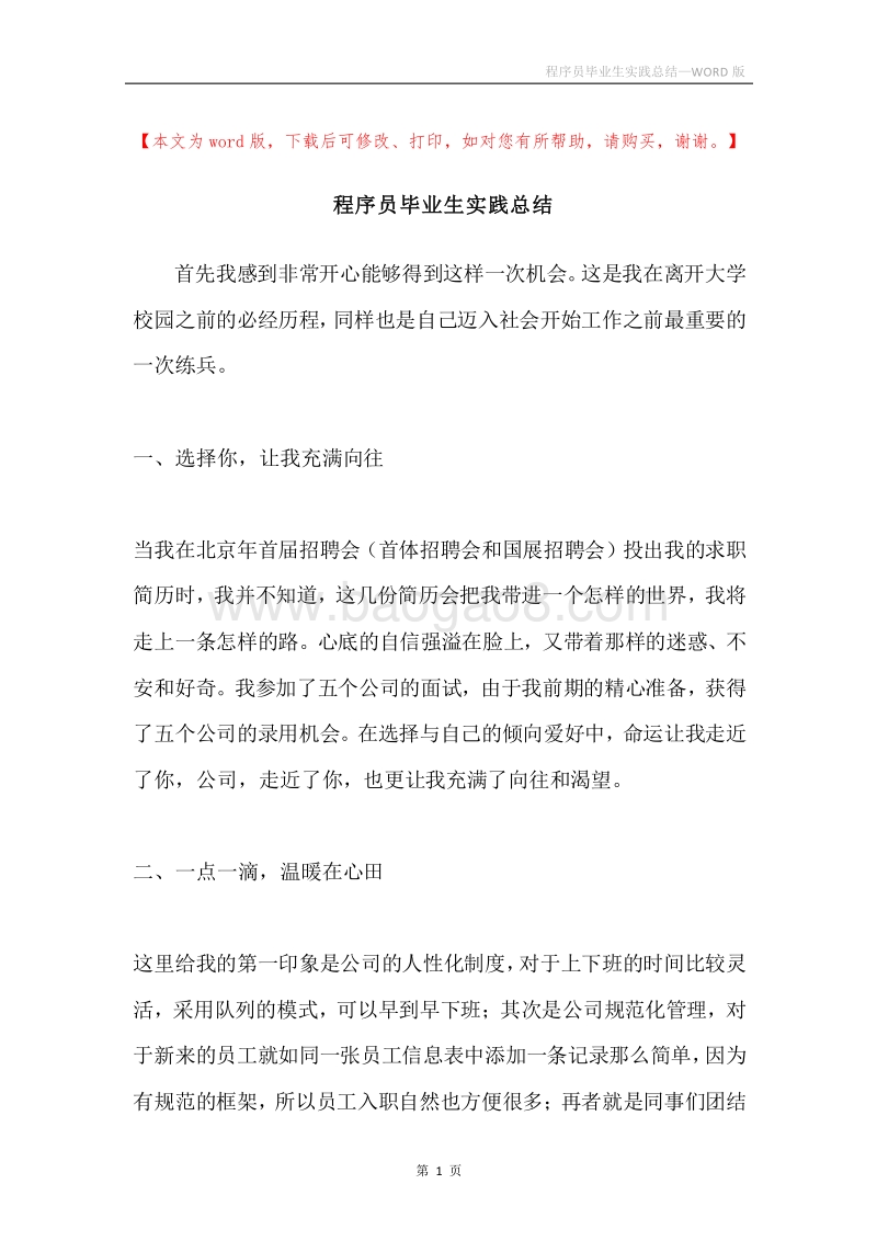 程序员毕业生实践总结.docx_第1页