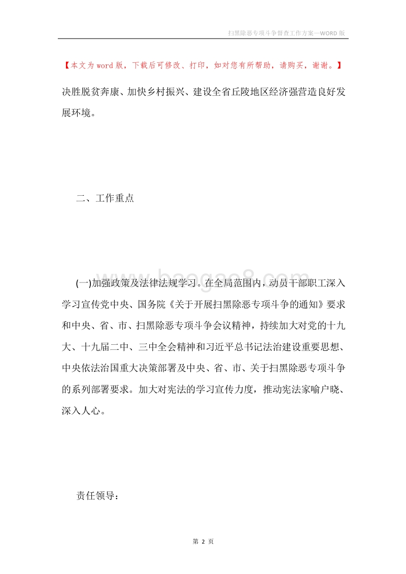 扫黑除恶专项斗争督查工作方案.docx_第2页