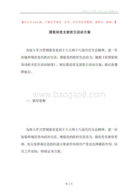 国税局党支部党日活动方案.docx