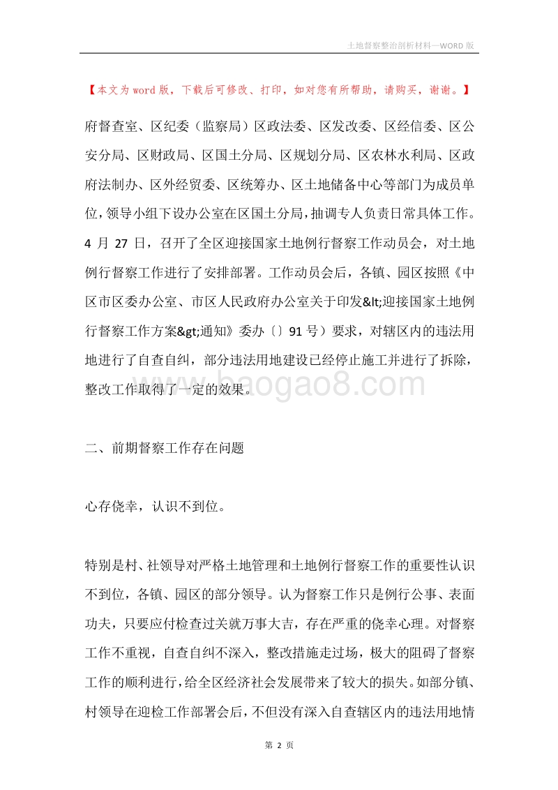 土地督察整治剖析材料.docx_第2页