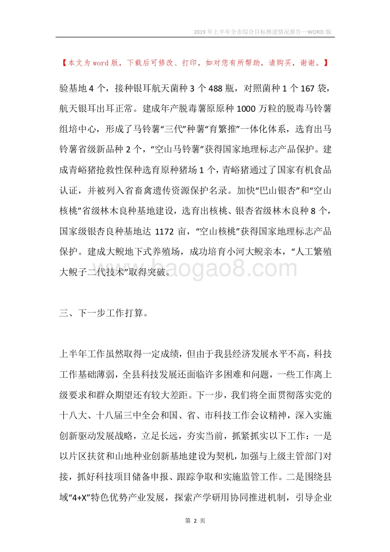 2019年上半年全市综合目标推进情况报告.docx_第2页