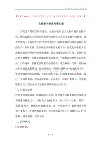 农村基本情况考察汇报.docx
