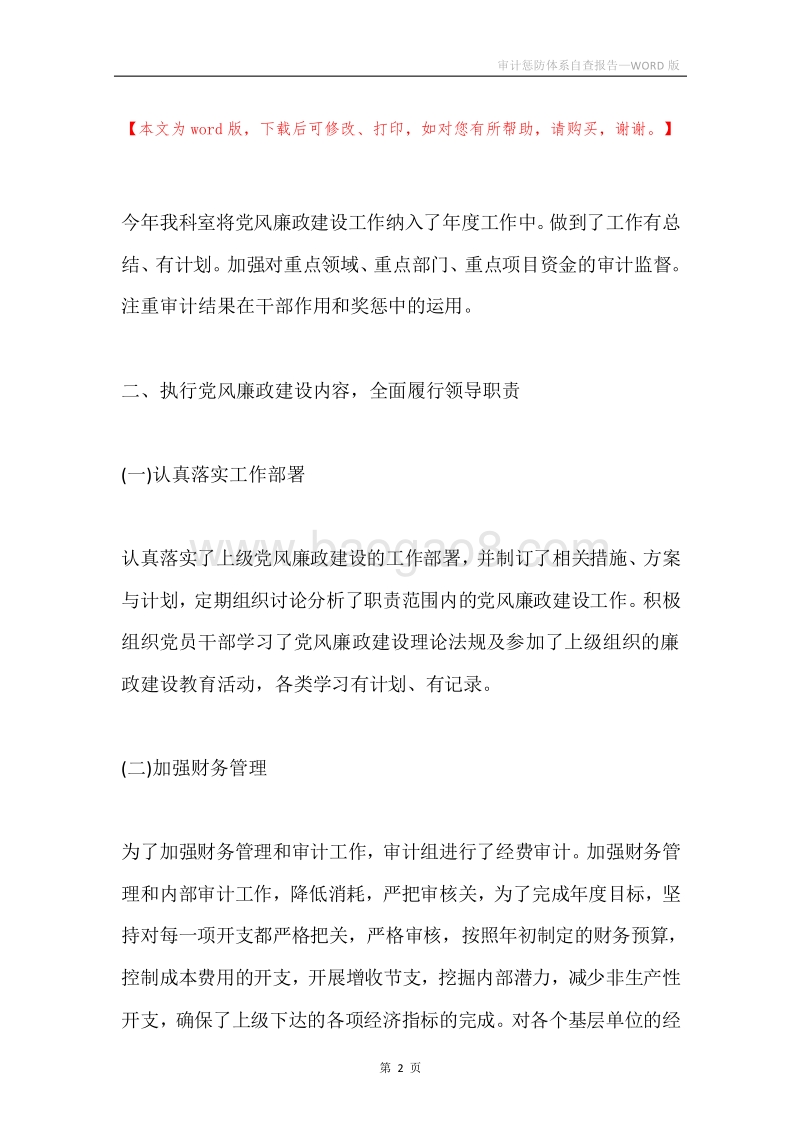 审计惩防体系自查报告.docx_第2页