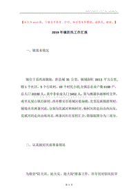 2019年镇防汛工作汇报.docx