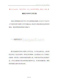 城投公司半年工作汇报.docx