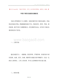 年轻干部队伍建设实施意见.docx