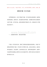 畜牧局只跑一次工作总结.docx