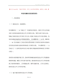 科技局廉政信息规范报告.docx