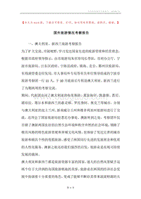 国外旅游情况考察报告.docx