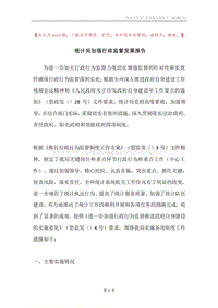 统计局加强行政监督发展报告.docx