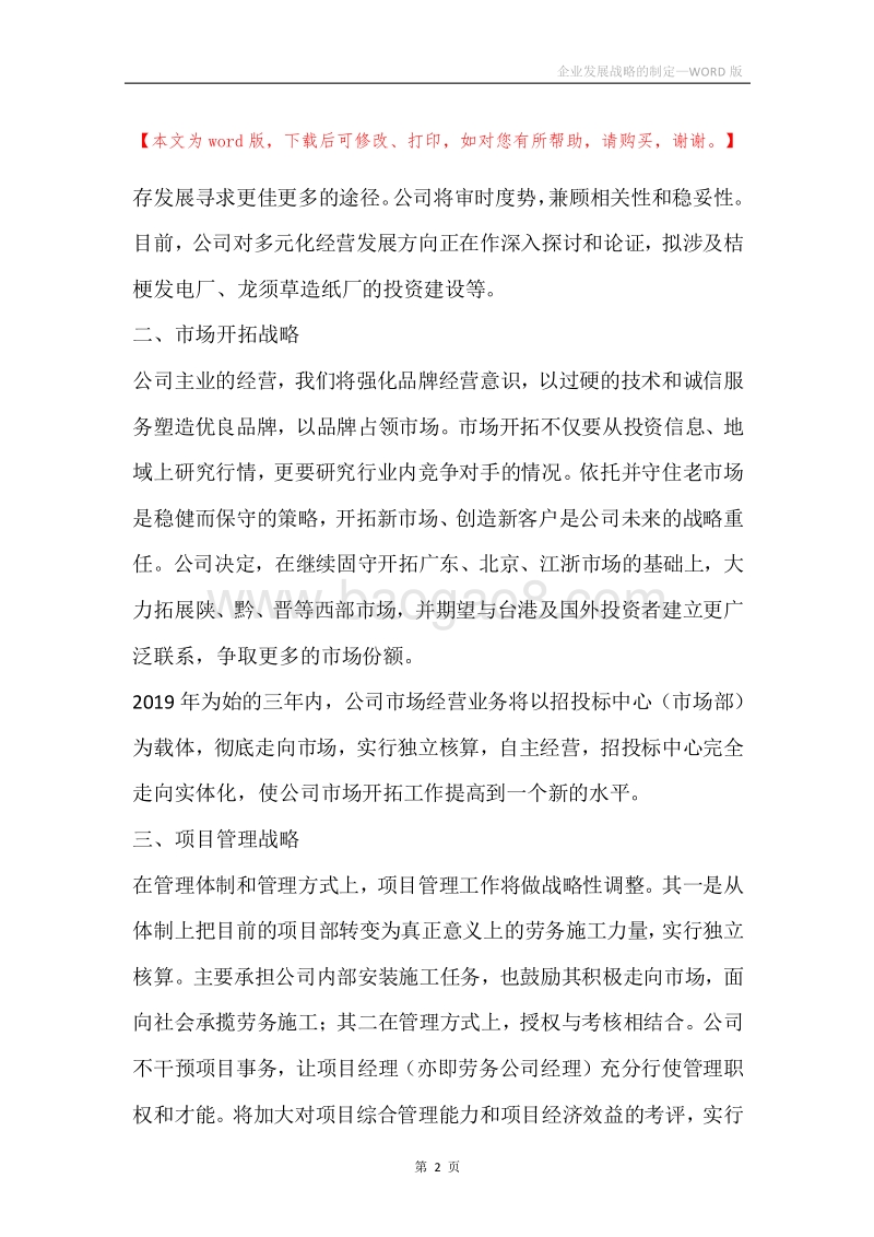企业发展战略的制定.docx_第2页
