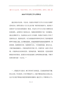 2019年司法局工作心得体会.docx