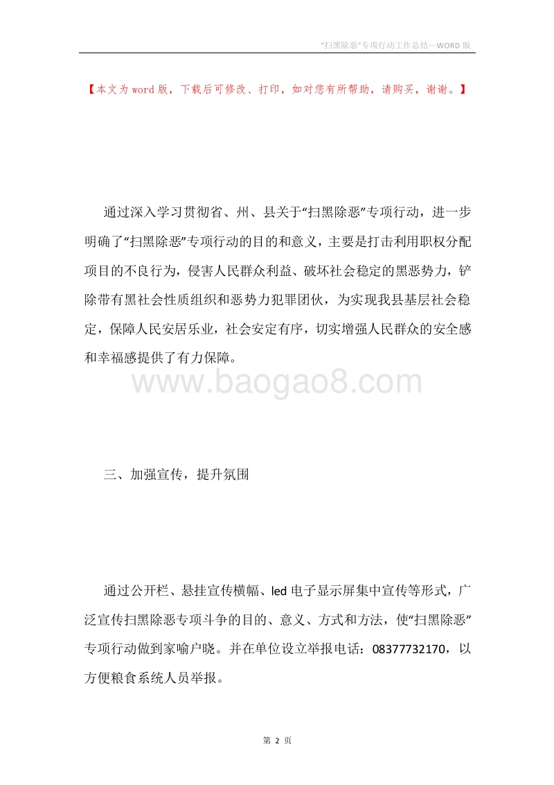 “扫黑除恶”专项行动工作总结.docx_第2页