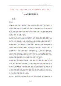 2019年最新辞程报告.docx