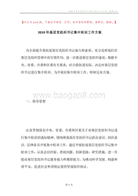 2019年基层党组织书记集中轮训工作方案.docx