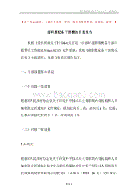 超职数配备干部整治自查报告.docx