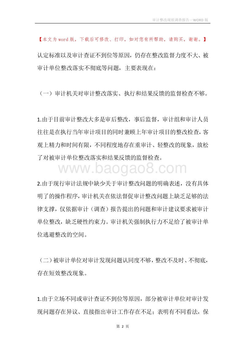 审计整改现状调查报告.docx_第2页