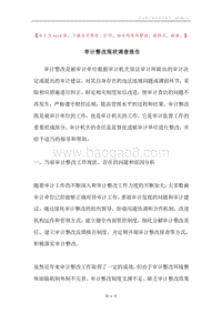 审计整改现状调查报告.docx