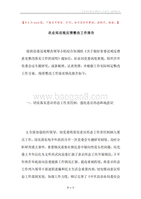农业局巡视反馈整改工作报告.docx