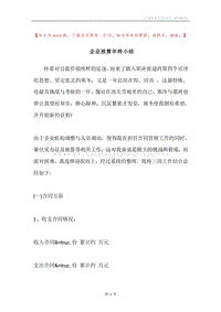 企业核算年终小结.docx