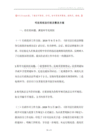 司法局依法行政及整改方案.docx