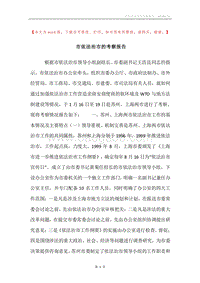 市依法治市的考察报告.docx