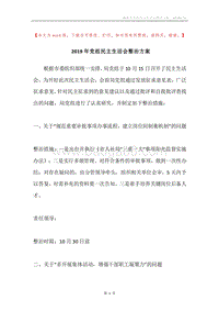 2019年党组民主生活会整治方案.docx