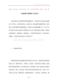土地乱象专项整治工作总结.docx