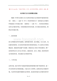 农村银行支付改善整改措施.docx