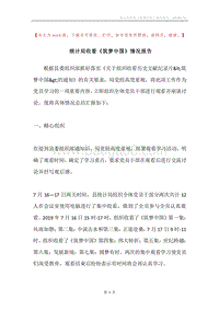 统计局收看《筑梦中国》情况报告.docx