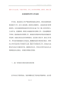 水务局防汛半年工作总结.docx
