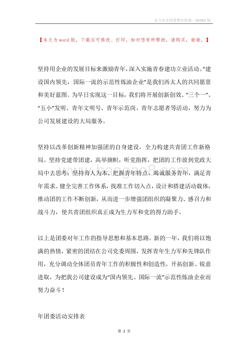 电力企业团委整治措施.docx_第2页