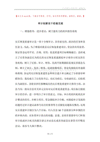 审计创新实干经验交流.docx