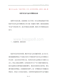 收受“红包”礼金专项整治总结.docx