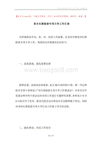 某乡扫黑除恶专项斗争工作汇报.docx
