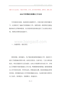 2019年防震减灾提灌站工作总结.docx