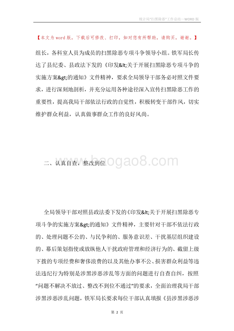 统计局“扫黑除恶”工作总结.docx_第2页