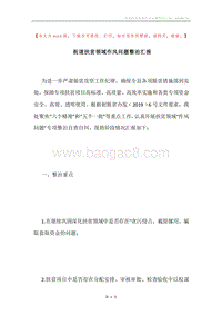 街道扶贫领域作风问题整治汇报.docx