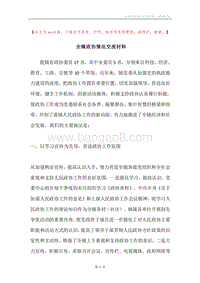 全镇政协情况交流材料.docx