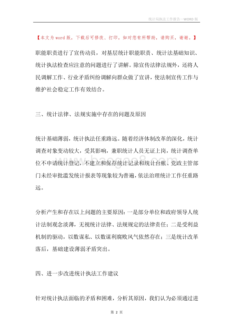 统计局执法工作报告.docx_第2页