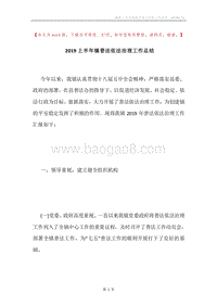 2019上半年镇普法依法治理工作总结.docx