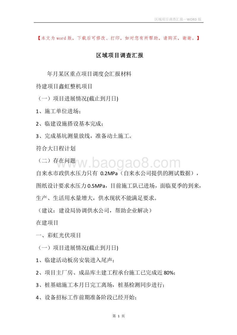 区域项目调查汇报.docx_第1页