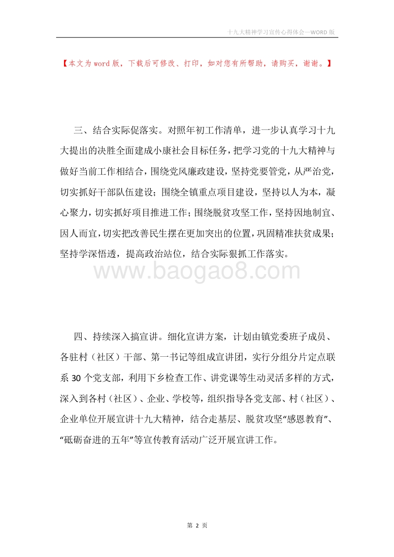 十九大精神学习宣传心得体会.docx_第2页