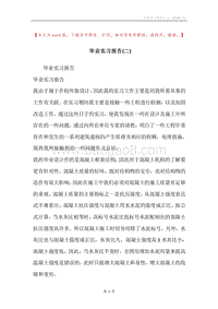 毕业实习报告(二).docx