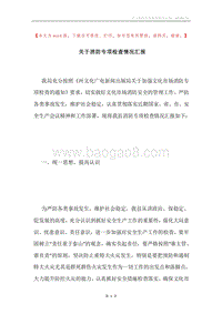 关于消防专项检查情况汇报.docx
