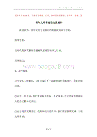 青年文明号建设交流材料.docx