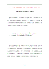 2019年档案局正风肃纪工作总结.docx